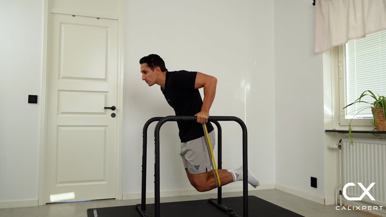 Assisterad 90-Graders Dip Hold
