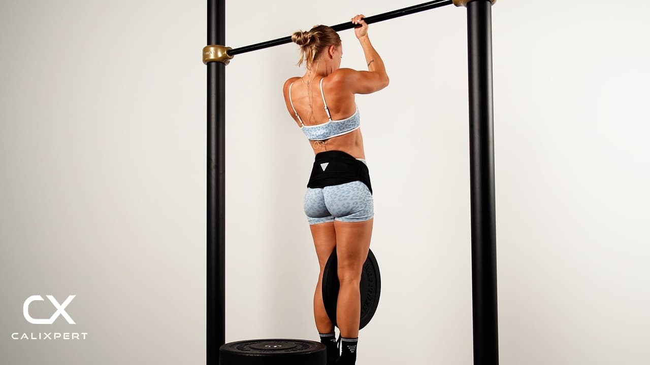 Weighted Negative Chin Ups