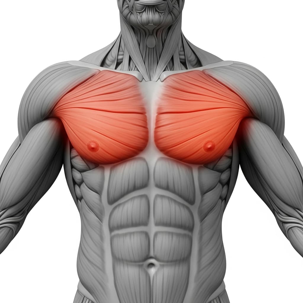 Chest muscle anatomy