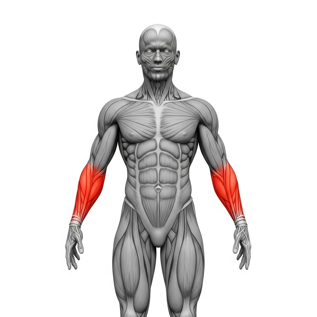 Forearms muscle anatomy