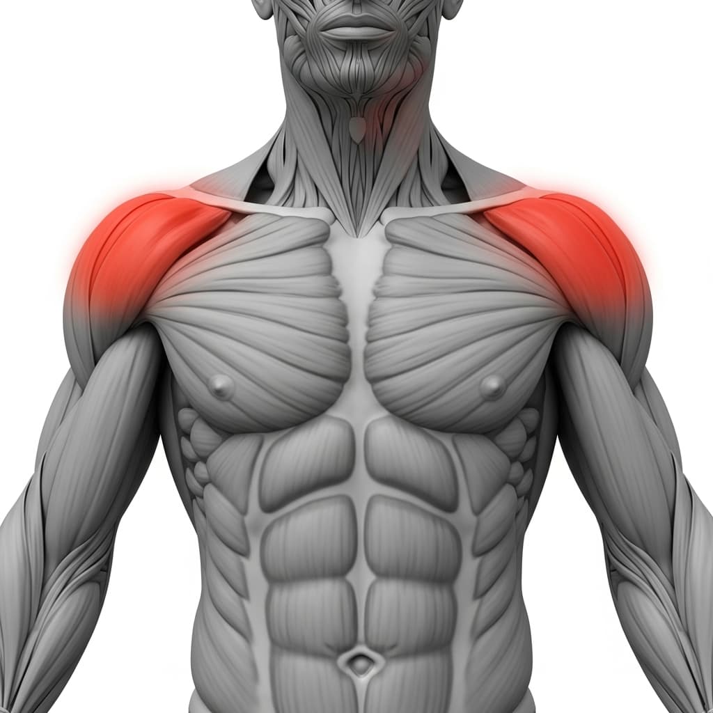 Front Deltoid muscle anatomy