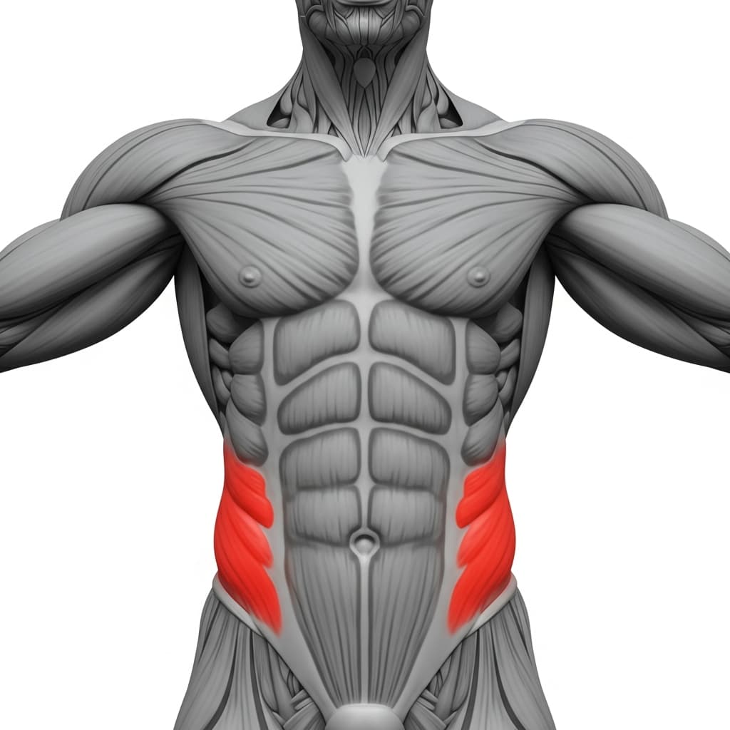 Obliques muscle anatomy