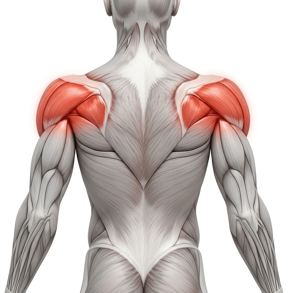 Bakre axel muscle anatomy