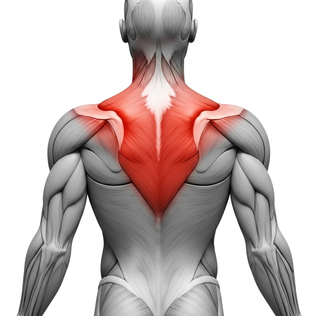 Trapezius muscle anatomy