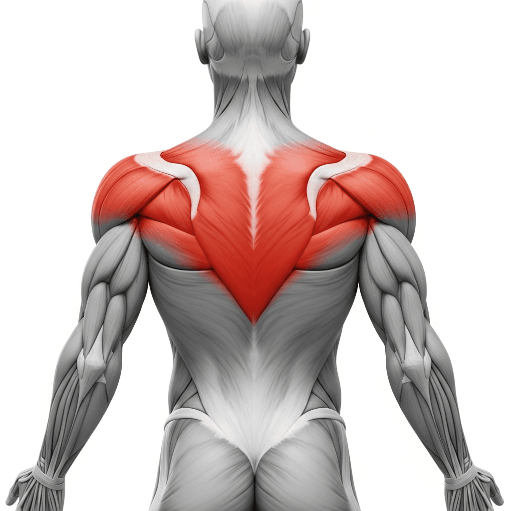 Övre rygg muscle anatomy