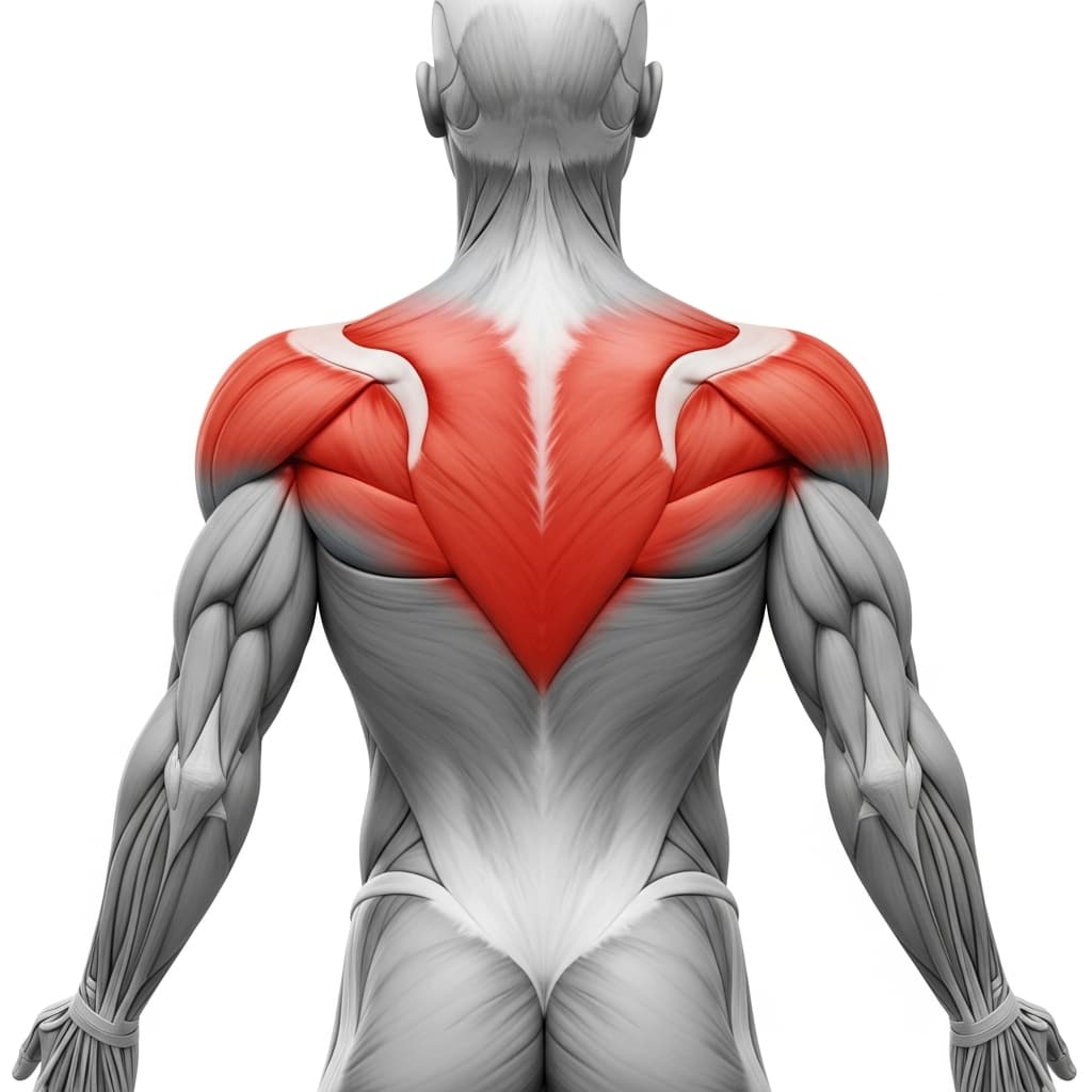 Upper Back muscle anatomy
