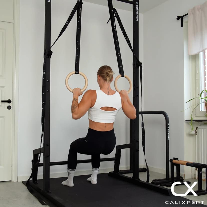 Jackknife pull-up (fötter på golvet)