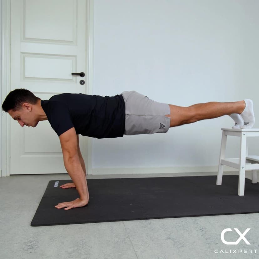 Decline Tiger Push-Ups