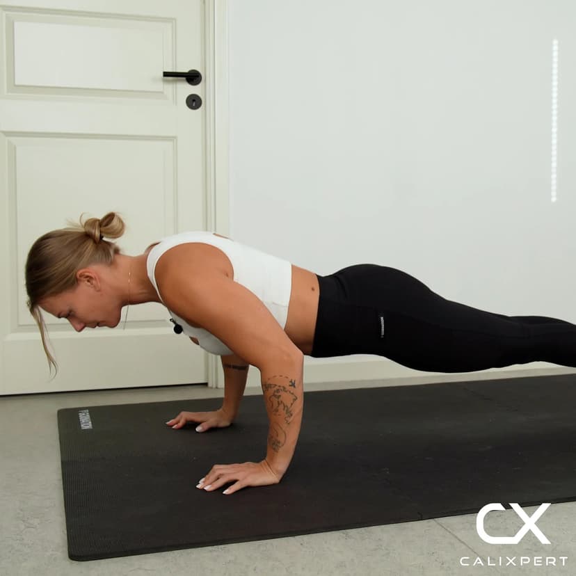 Negativ push-up (full kropp)