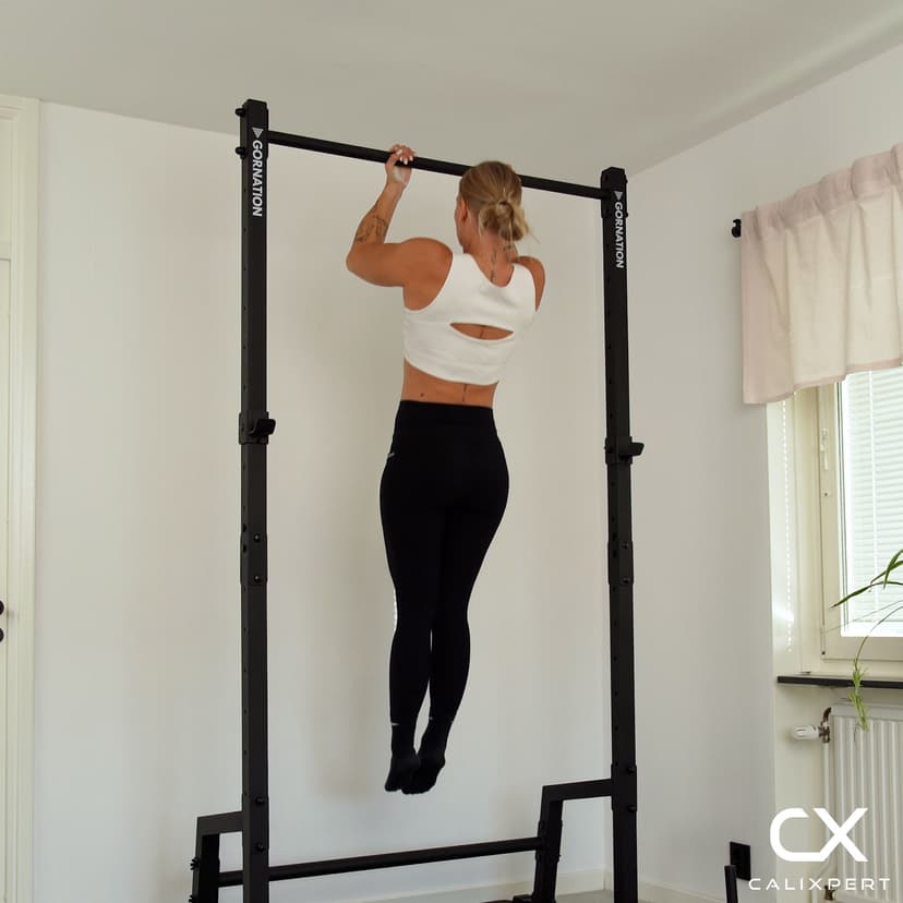Weighted 90 degree chin ups
