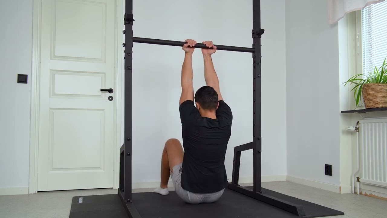 Seated Close Grip Chin Ups