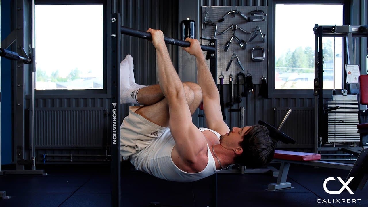 Tuck Front Lever Scapula Pull Ups