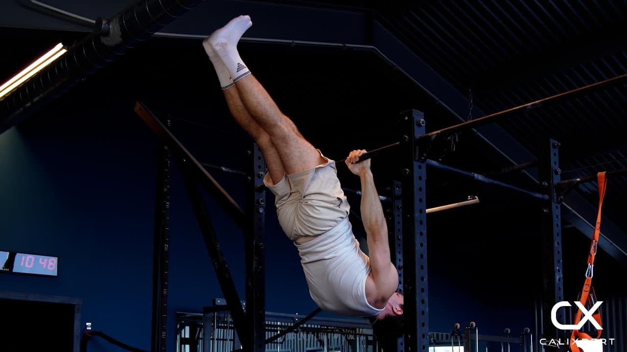 Negative Front Lever Raises